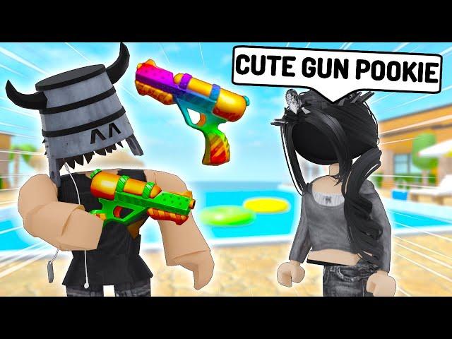 CREEPY Girl Tried To DATE Me For Chroma Watergun.. (Murder Mystery 2)