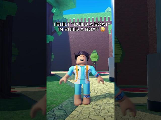 BUILD A BOAT?!  #shorts
