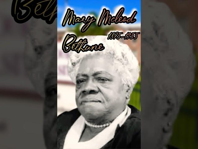 Mary McLeod Bethune #shorts #short #shortsfeed #history