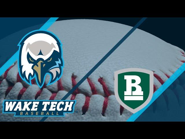 Wake Tech Baseball vs. Richard Bland