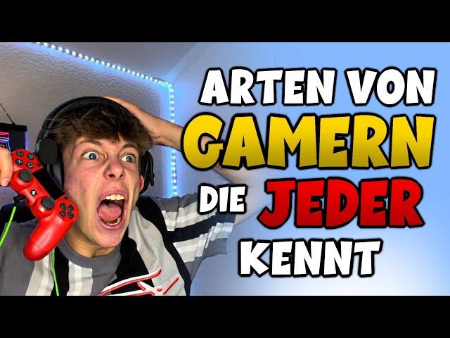 ARTEN von GAMERN die JEDER KENNT