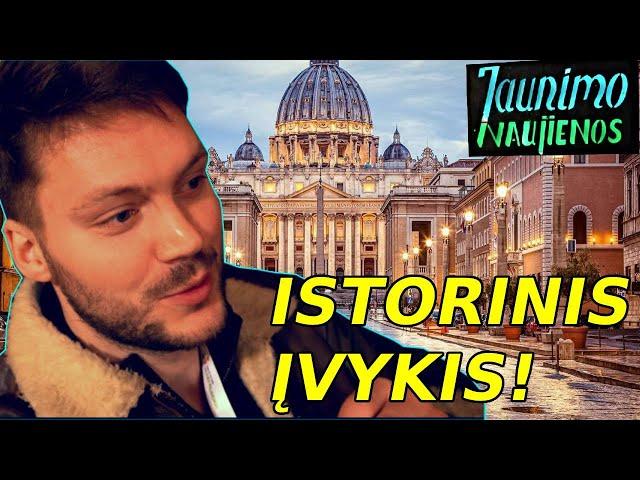 Istorinis įvykis - beveik 3 tūkst. lietuvių katalikų piligrimų atvyko į Romą