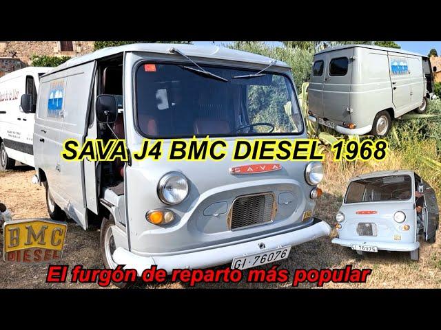 Sava J4 BMC Diesel 1968. El furgón popular de reparto nacional.