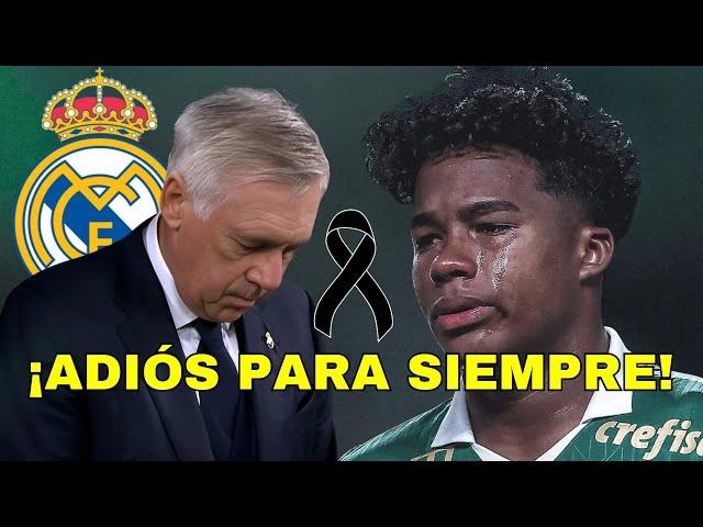 ¡ADIOS ENDRICK! ¡ANCELOTTI ROMPE A LLORAR! ¡LA CULPA ES SUYA!