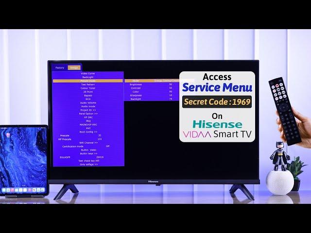 Hisense VIDAA Smart TV: How to Access Hidden Service Menu! [With Secret Code!]