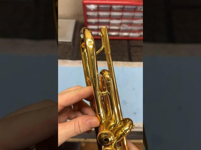 Restoring this student Yamaha trumpet back to its former glory #band #trumpet #brass