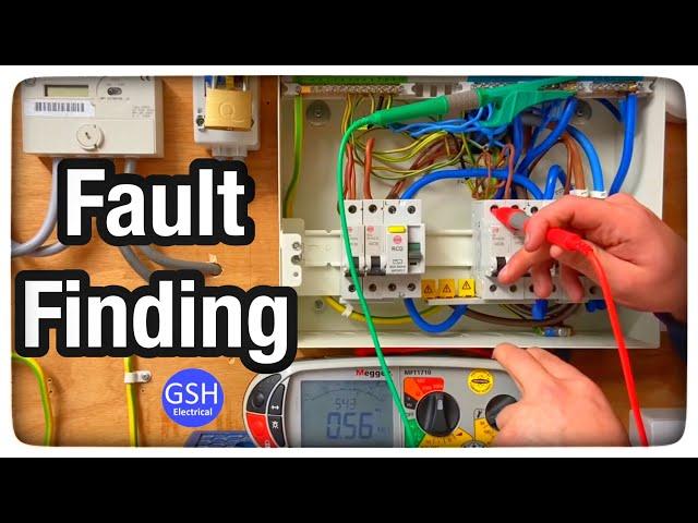 Fault Finding Testing for Insulation Resistance. Low Reading Insulation Resistance Fault