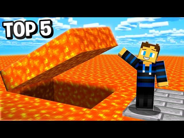 TOP 5 HEMMELIGE BASER I MINECRAFT