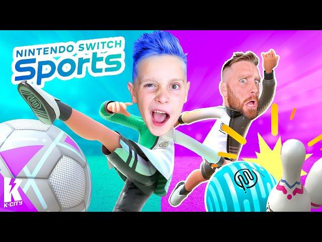 Surviving SWITCH SPORTS Online (vs WEIRD Nintendo Avatars!) K-CITY GAMING