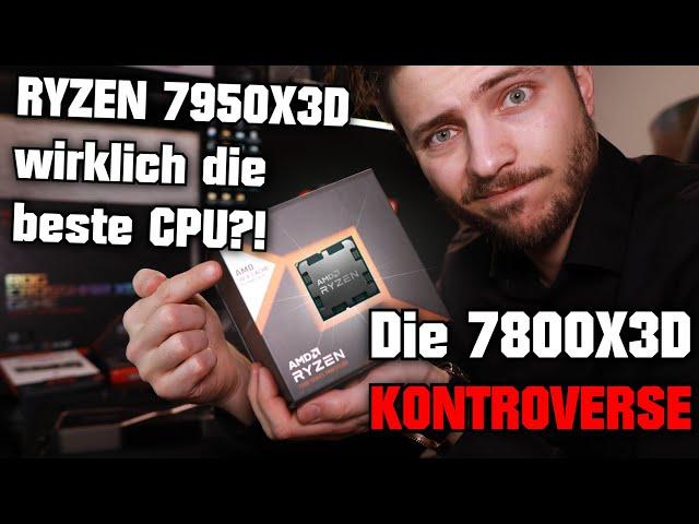 Die 7800X3D KONTROVERSE  RYZEN 7950X3D wirklich die beste CPU?! 1080p 1440p Gaming Benchmark Review