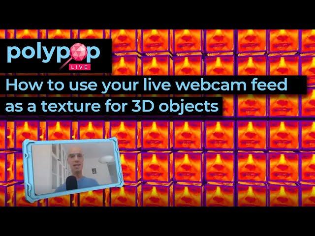 Use your webcam live feed to add amazing 3D effects to your live stream