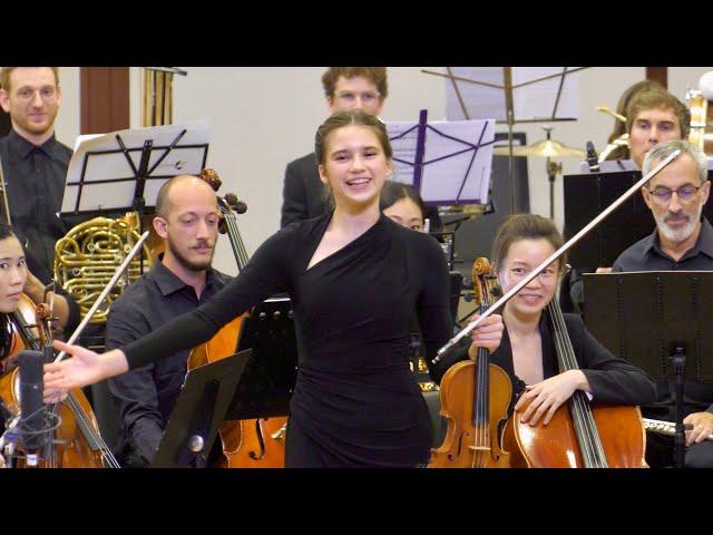 FIRST CLASSICAL CONCERT of 15-year-old Karolina Protsenko | Mendelssohn Violin Concerto