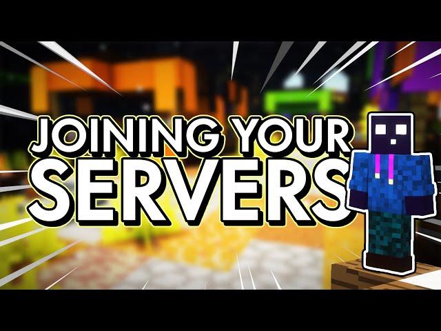 I Joined My Subscribers' Minecraft Servers, Here's What Happened...