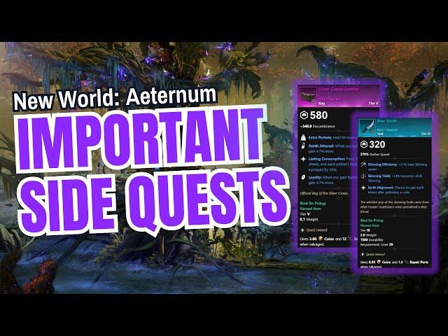 New World Aeternum: Most Important Side Quests