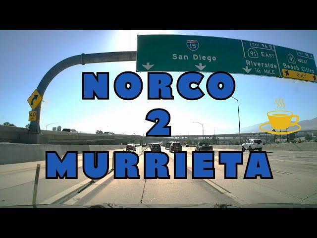 I-15 Freeway | Norco to Murrieta, C.A. Dashcam 4K