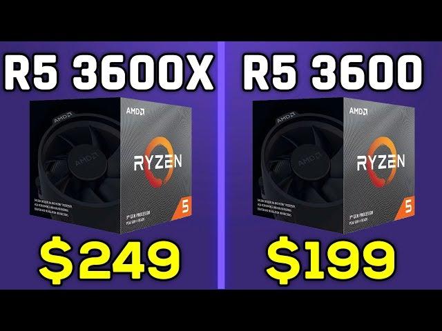 Ryzen 5 3600X vs 3600 vs i5 9600K vs 9400F (Review & Benchmarks)