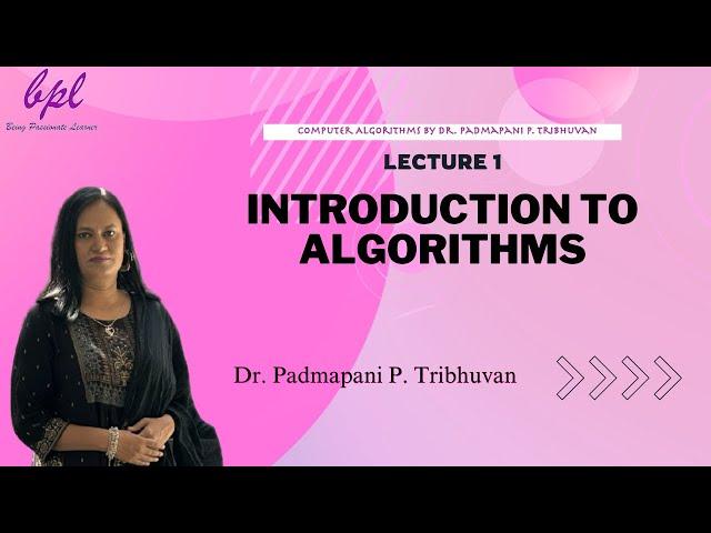 Lecture 1  Introduction to Algorithms