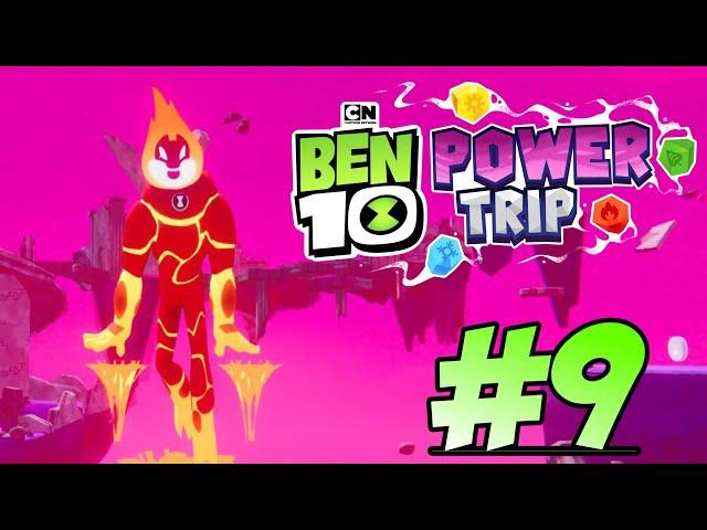 Ben 10: Power Trip #9 "Torța Vie în acțiune" În Română (Full HD/60 fps)