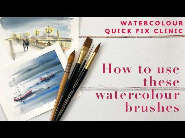 How To Use These Watercolour Brushes