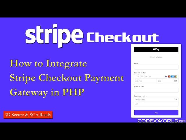 Stripe Checkout Integration in PHP