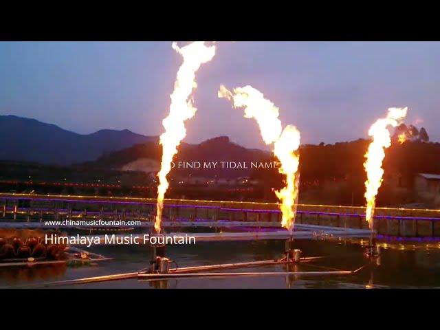 Fire and Water Fountain | Fire Water Feature | Himalaya Music Fountain Factory Supply