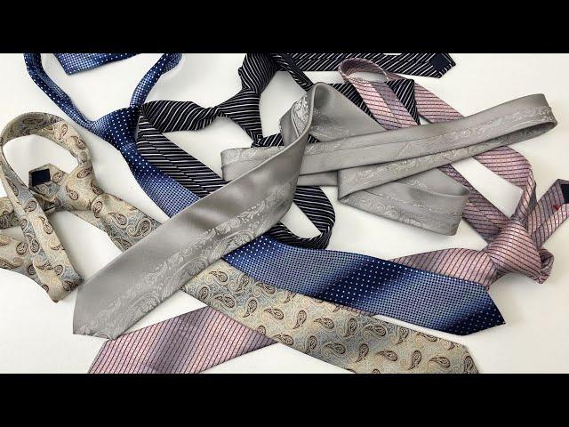 I Made a Cute Bag from Old Ties – Easy DIY Sewing Project!