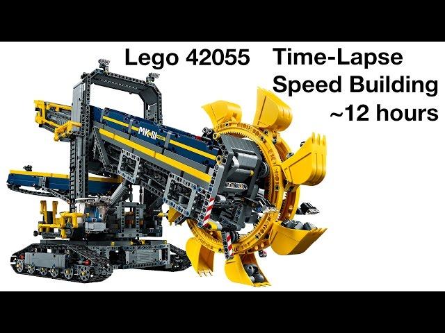 Lego 42055 Bucket Wheel Excavator Speed Building Time-Lapse 12 hours