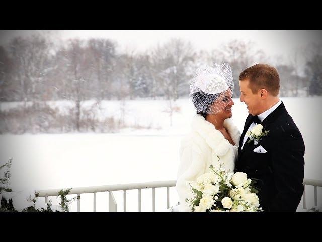 Beautiful Winter Wedding in Hinsdale, Illinois