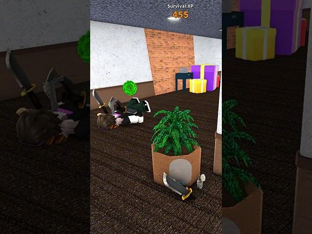 FAKE BACON BODY TROLLING IN MM2  #roblox #mm2