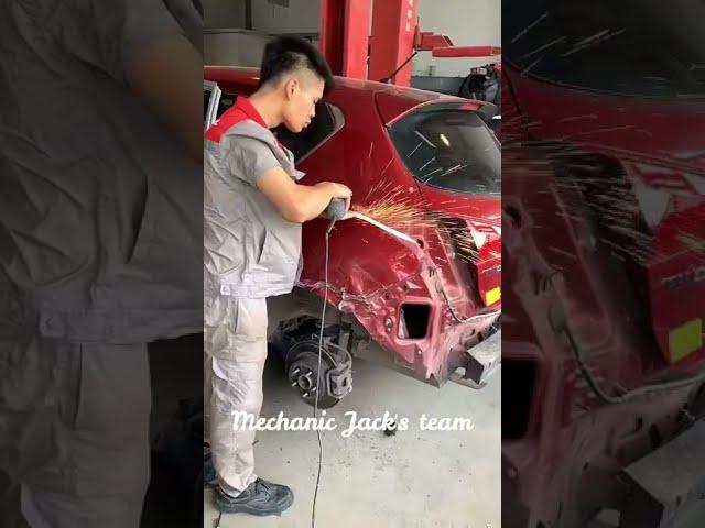 Mechanic Jack| Process of Nissan Tiida restoration. Side crashed.