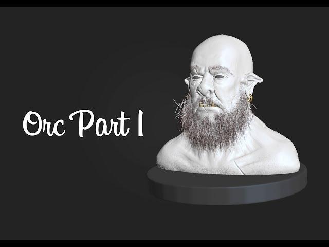 Zbrush Orc part1