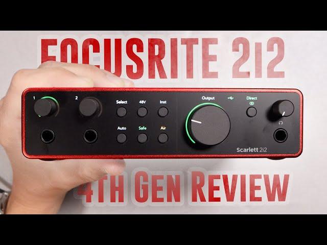 Focusrite Scarlett 2i2 (4th Gen) USB Audio Interface Review / Explained