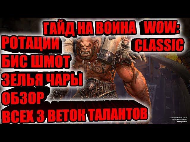 ГАЙД НА ВОИНА WOW:CLASSIC, ТАЛАНТЫ ДЛЯ ТАНКА АРМСА ФУРИ, БИС ШМОТ, МАКРОСЫ