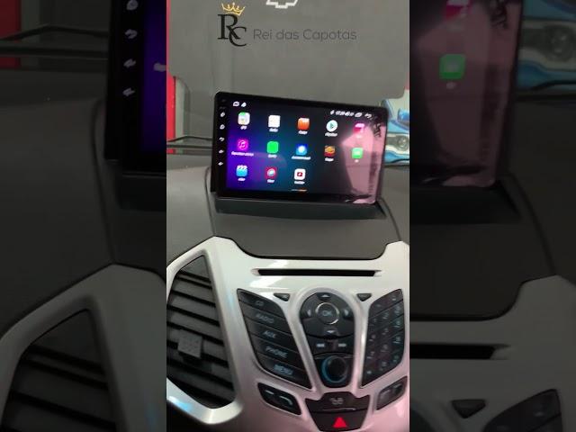 FORD ECOSPORT Instalamos Central Multimídia Flutuante! - Rei das Capotas