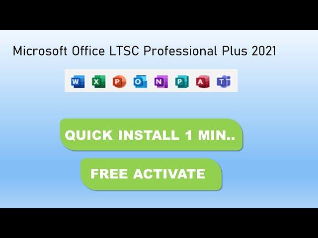 Easiest Way to Install Office LTSC Pro Plus 2021