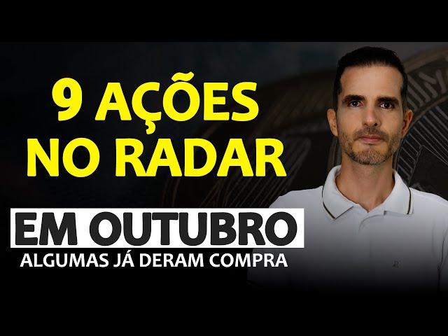 9 AÇÕES NO RADAR EM OUTUBRO | ANÁLISE E OPINIÃO ATENDENDO INSCRITOS - BBAS3, VALE3, KLBN4, PRIO3...