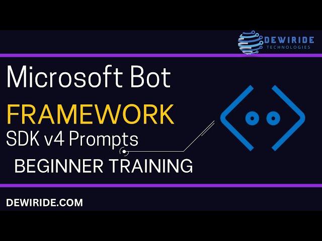 Understanding Microsoft Bot Framework SDK v4 Prompts | Text, Number, Attachment, Confirm, Choice