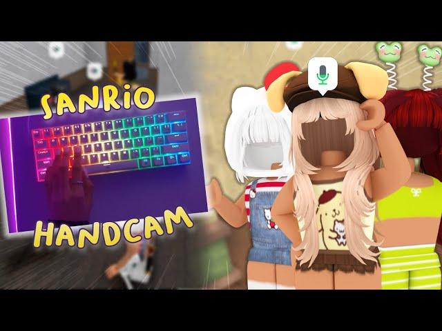 MM2 HANDCAM asmr as SANRIO Characters *FUNNY MOMENTS voicechat*