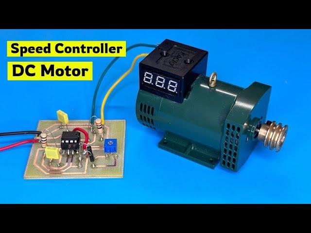 how to make simple dc motor speed control circuit, electronic projects, pwm how to build