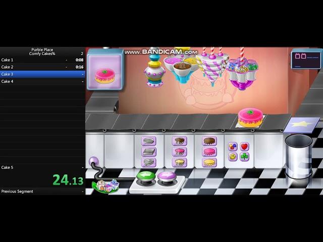 Purble Place: Comfy Cakes% speedrun completed in 41.99 by Aquacycle