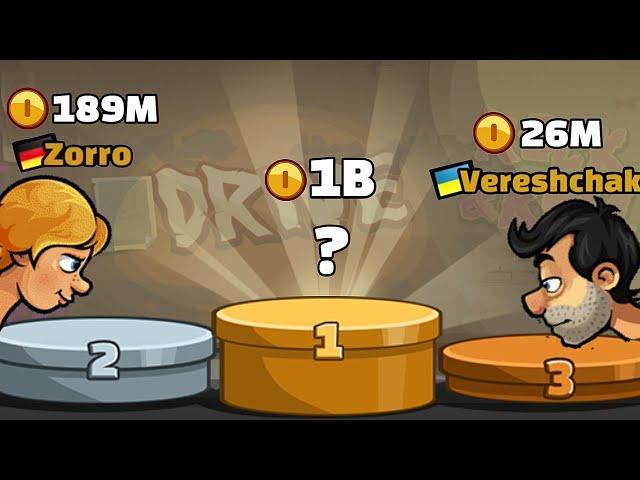 WHICH PLAYER HAVE MORE COINS IN - Hill Climb Racing 2