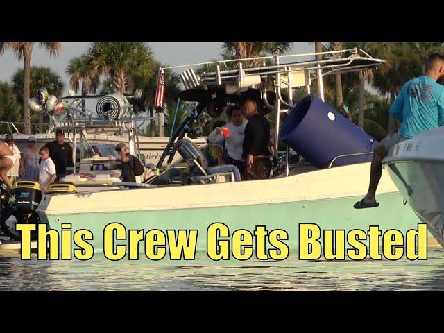 This Crew Gets Busted Tossing Trash In The Water!! | 79th St | Broncos Guru | Wavy Boats