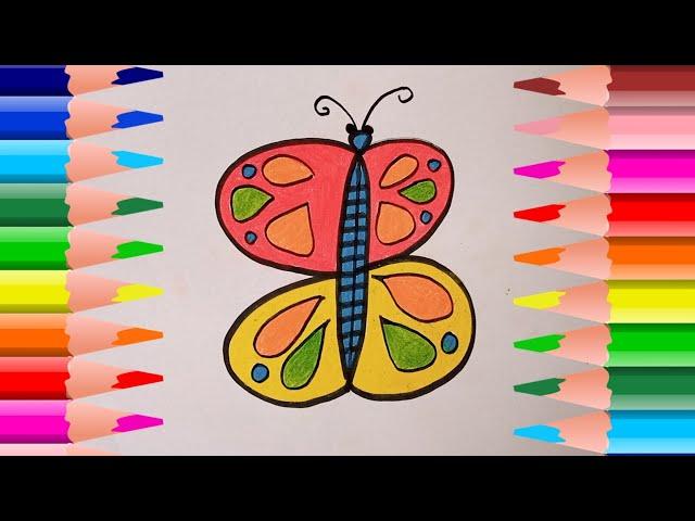 Drawing With Alphabet | How to Turn Letter B Into Butterfly