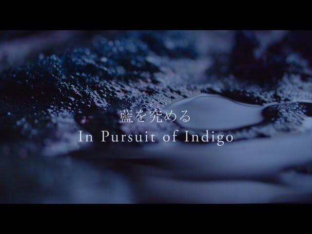 藍を究める In Pursuit of Indigo:  Japanese ikat /Traditional technique (hand weaving, natural indigo dye)