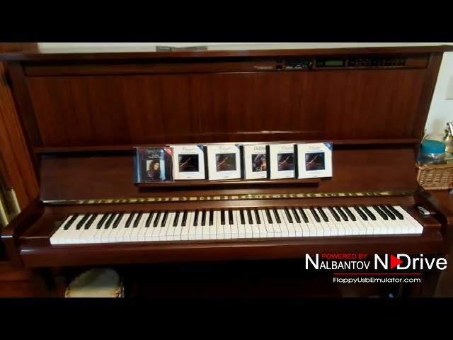 Yamaha Disklavier DKC100B piano upgraded with Nalbantov N-Drive eXtreme floppy emulator