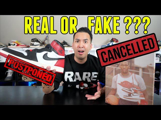 FOR REAL OR FAKE ?!! JORDAN 1 BLACK TOE REIMAGINED PUSHED BACK TO 2025