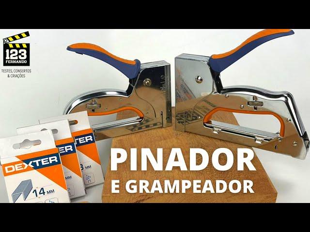 PINADOR E GRAMPEADOR MANUAL DEXTER, MELHOR E MAIS BARATO QUE O PINADOR ELÉTRICO. PINOS E GRAMPOS