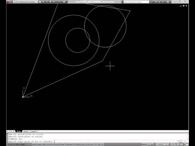 AutoCAD Basic Drawing Functions