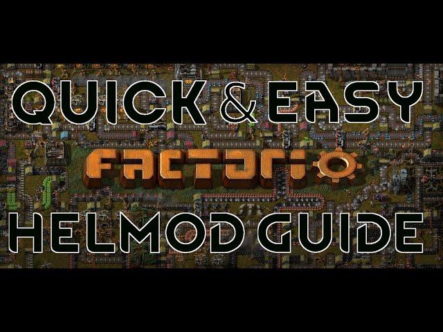 Factorio: Quick & Easy Helmod Guide - Gameplay Tutorial