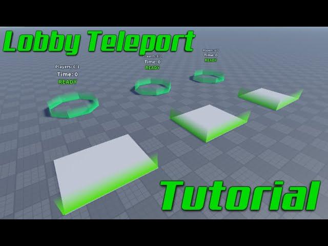 Roblox Scripting | Lobby Player Limit Server Teleporters | Tutorial + Model